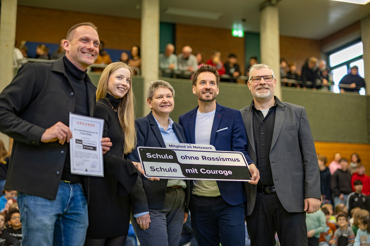 Schule ohne Rassismus - Schule mit Courage, Übergabe des offiziellen Titels