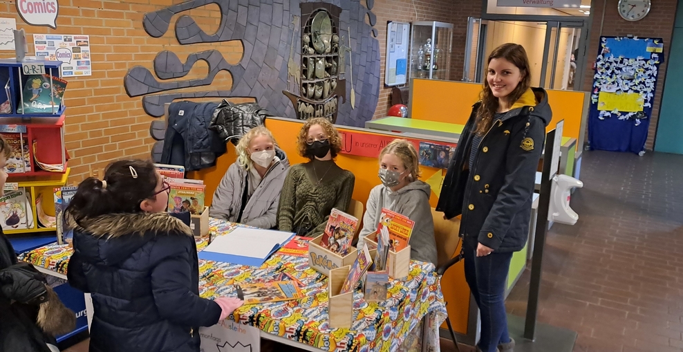 Comic Stand der Klasse 6a