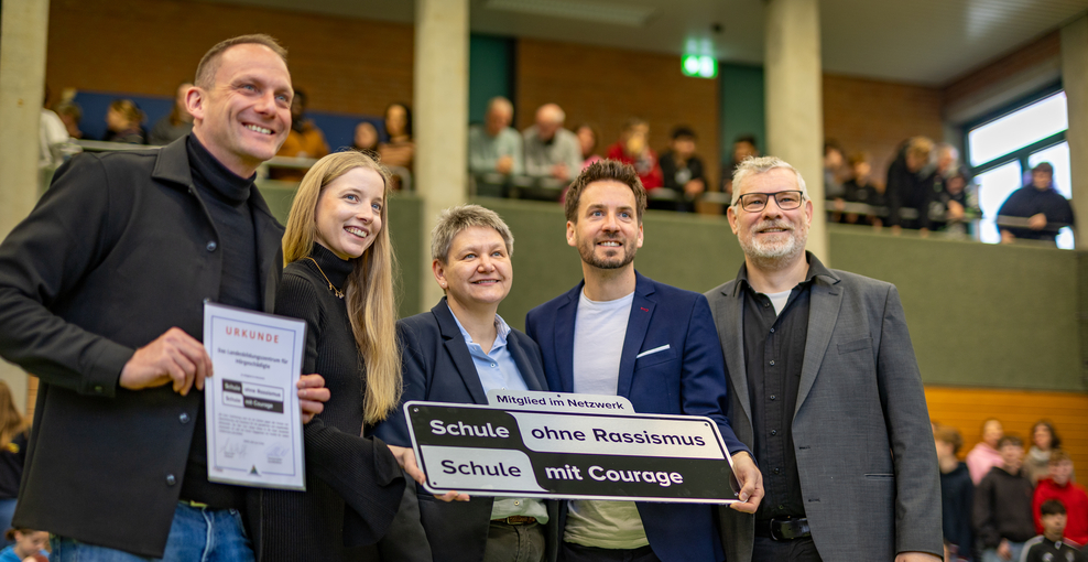 Schule ohne Rassismus - Schule mit Courage, Übergabe des offiziellen Titels